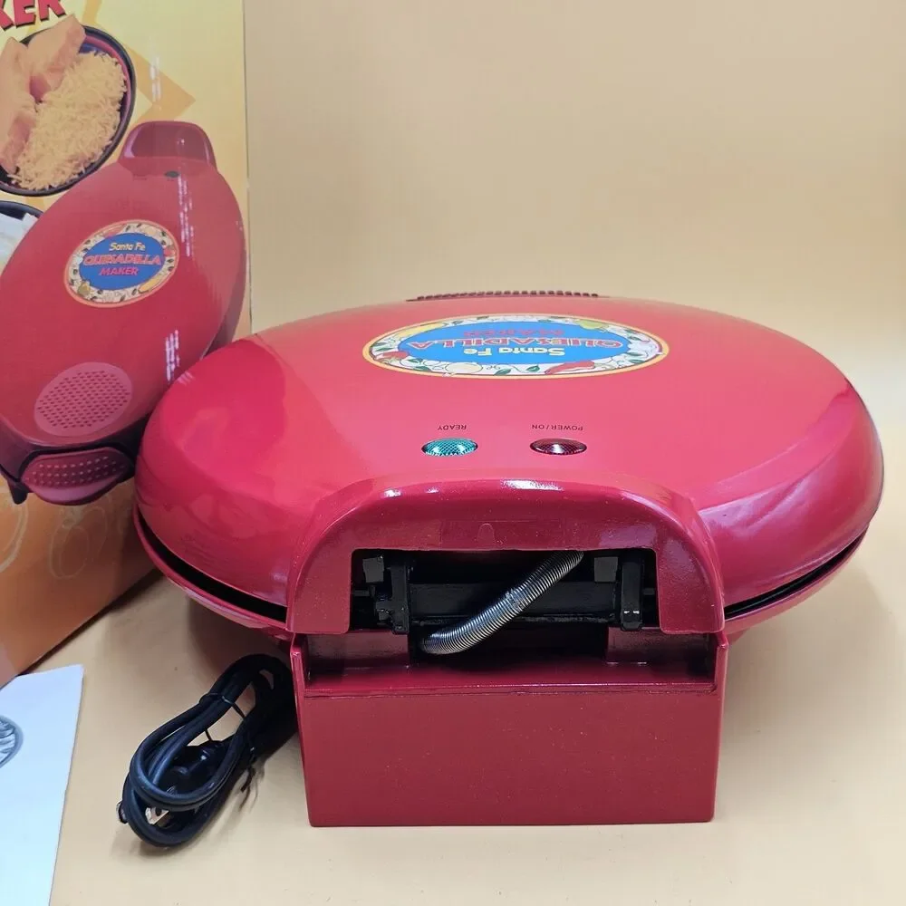 Salton Santa Fe Quesadilla Maker QM2R Red 12